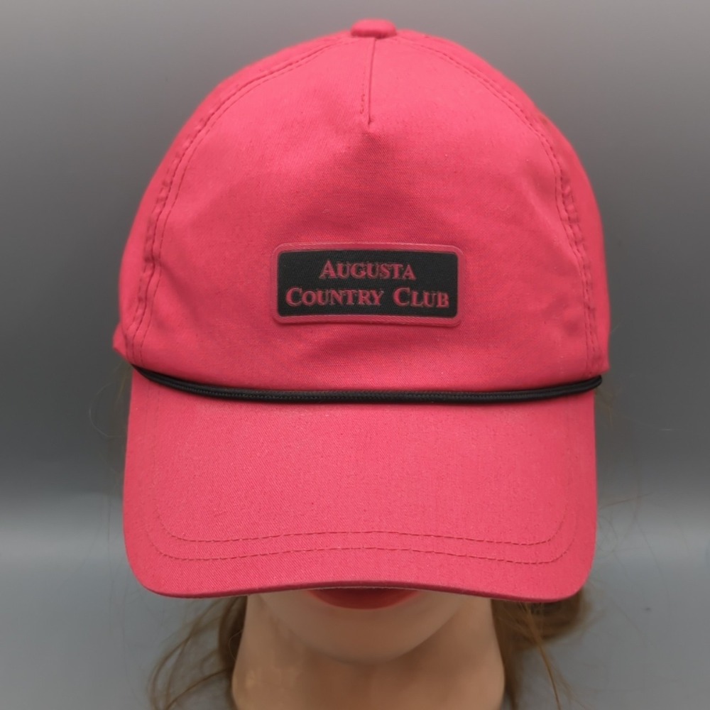 Augusta Country Club Hat Golf Cap American Needle Red Rope Strapback One Size